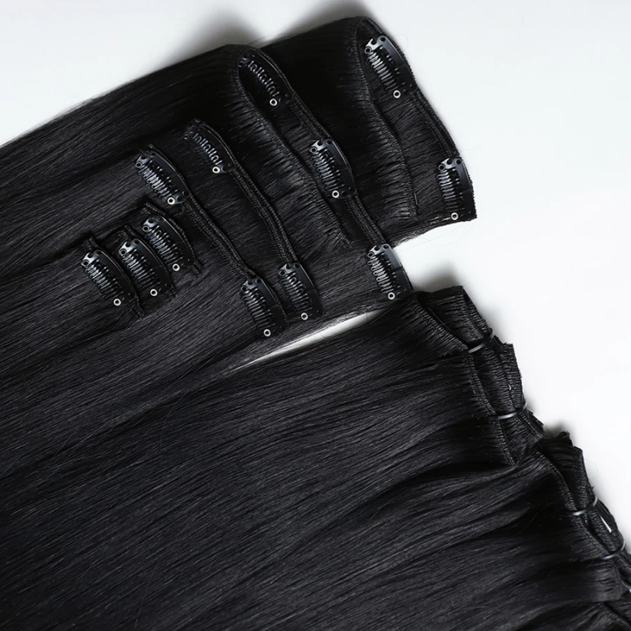 Klip dalam Sambungan Rambut Rambut Manusia Remy